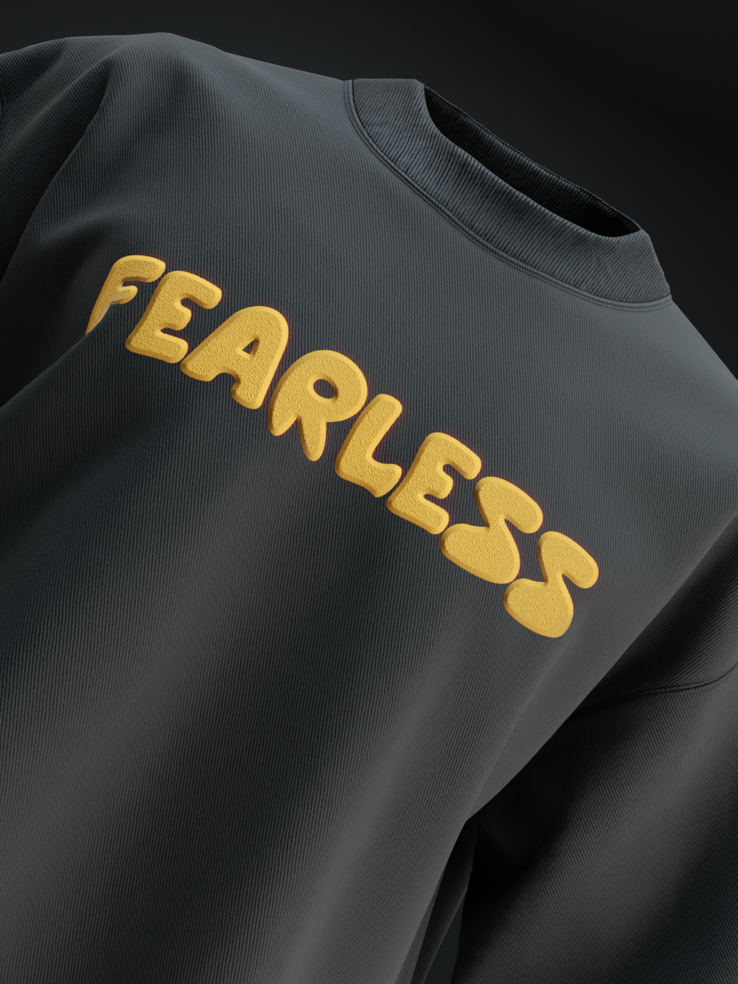 Fearless Tiger Oversized T Shirt