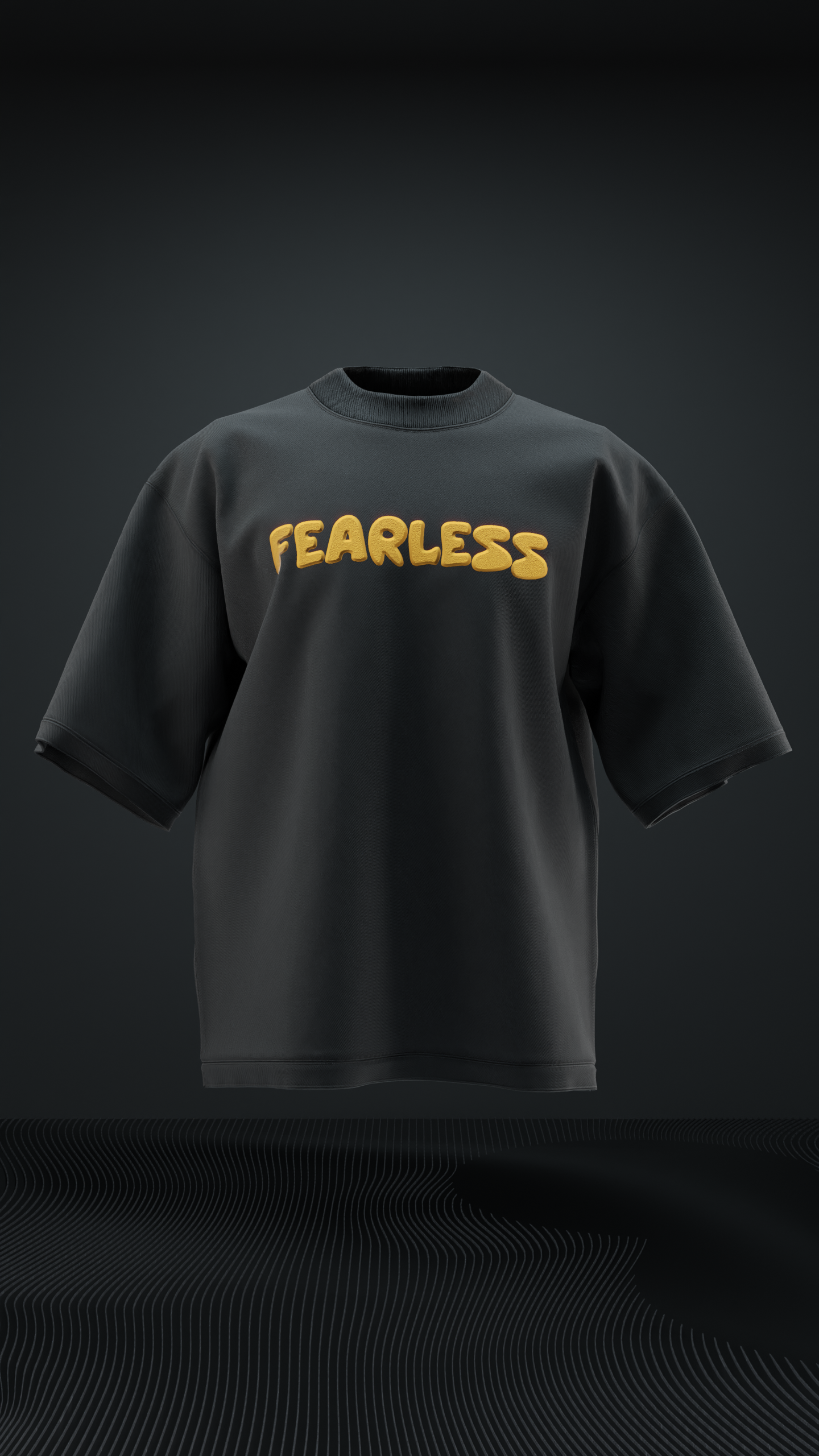 Fearless Tiger Oversized T Shirt