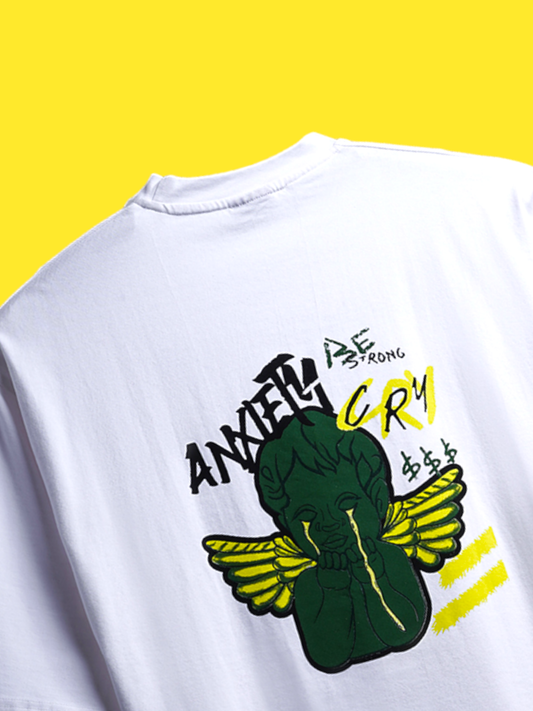Anxious Oversized T Shirt
