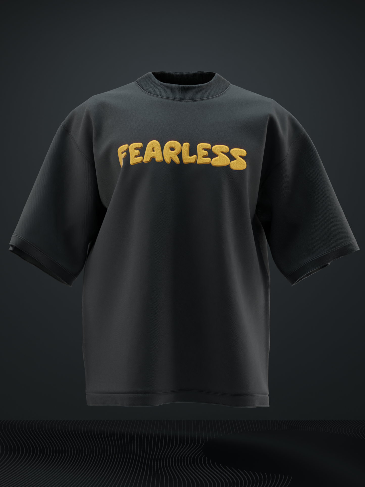 Fearless Tiger Oversized T Shirt